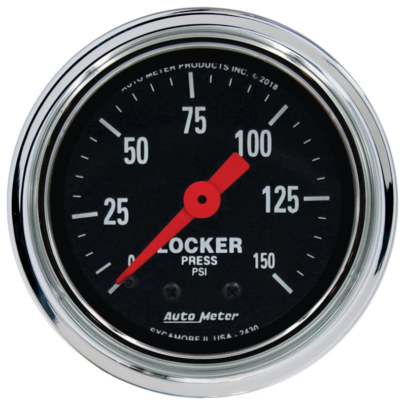 AutoMeter Air Locker Gauge for Vehicle Cabin Precision Mechanical Monitoring - Image 2