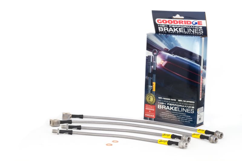 Goodridge Stainless Steel Brake Line Kit for Universal Fit PTFE Inner Braided... - Image 2