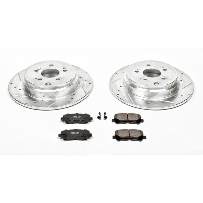 PowerStop Z23 Evolution Brake Kit for Daily Drivers Carbon-Fiber Ceramic Pads