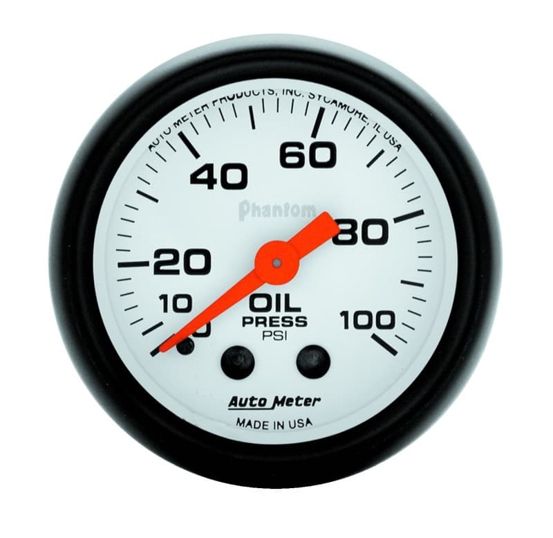 AutoMeter Mechanical Oil Pressure Gauge 1/8" NPT Connection