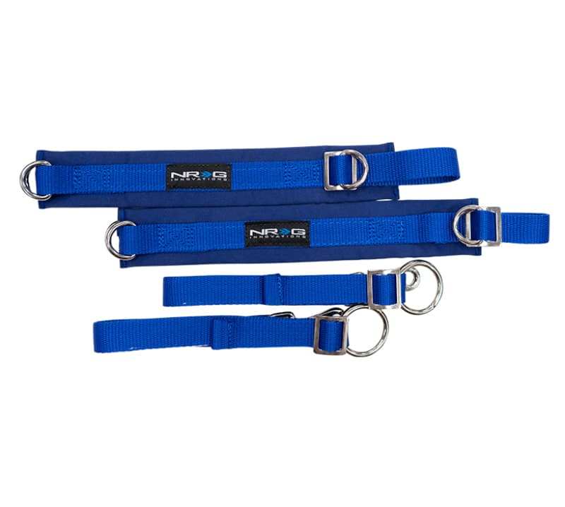 NRG Arm Restraints SFI 3.3 One Pair Blue - Image 2