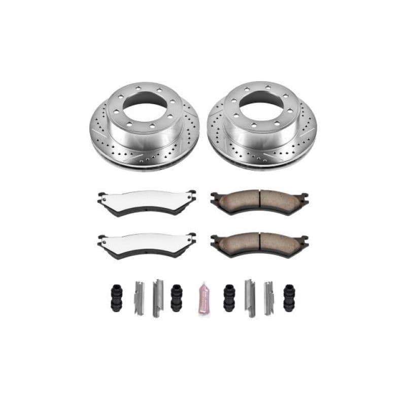PowerStop Z36 Truck & Tow Brake Kit for Trucks 4x4 SUVs Ceramic Carbon-Fiber ...