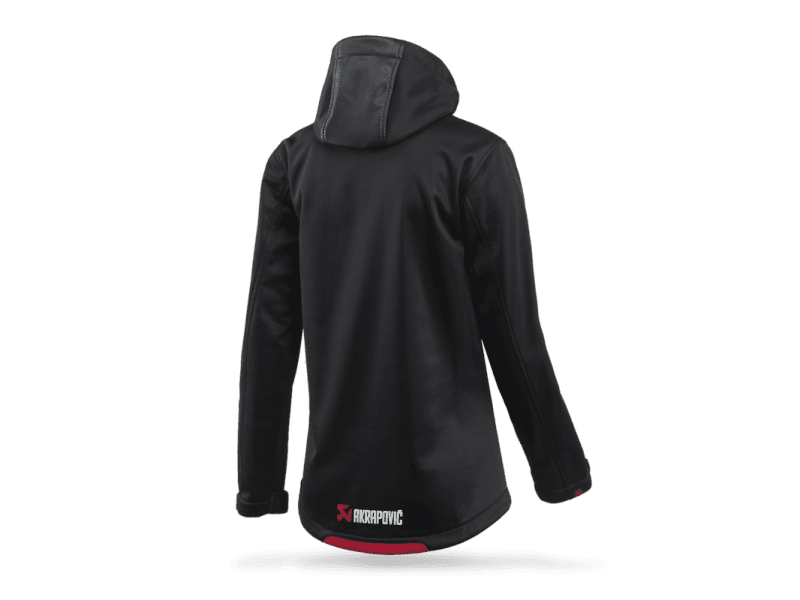 Akrapovic Womens Corpo Softshell Jacket Black 2XL - Image 2