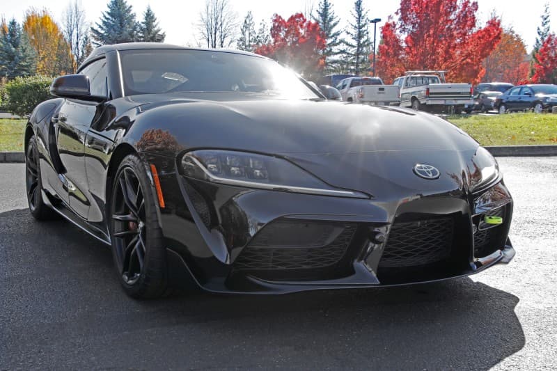 Perrin Performance Tow Hook Kit for 20-25 Toyota Supra Front Neon Yellow - Image 2