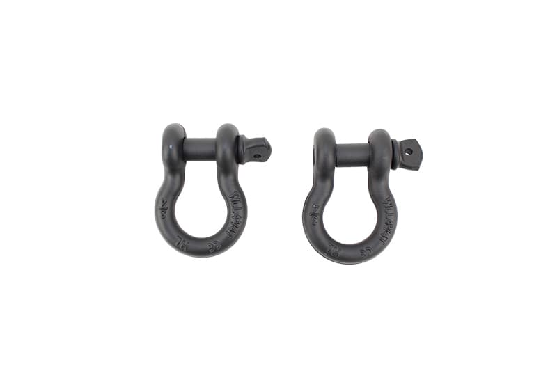 Fishbone Offroad D-Ring Pair 7/8" Pin 4.75-Ton Black Powder Coated - Image 2