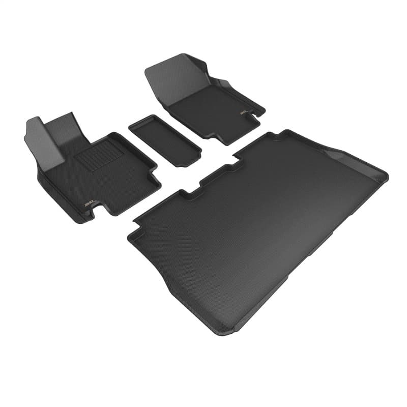 3D MAXpider Kagu Floor Mats Combo for Universal Vehicles - Black