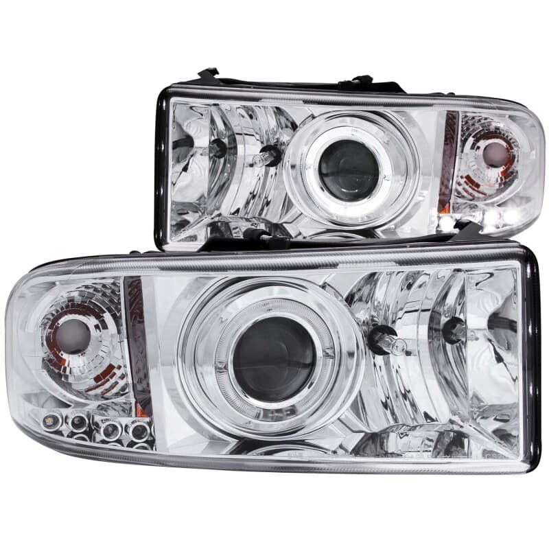 ANZO Projector Headlights for Ram without Sport Package Halo Clear Lens Chrom... - Image 2