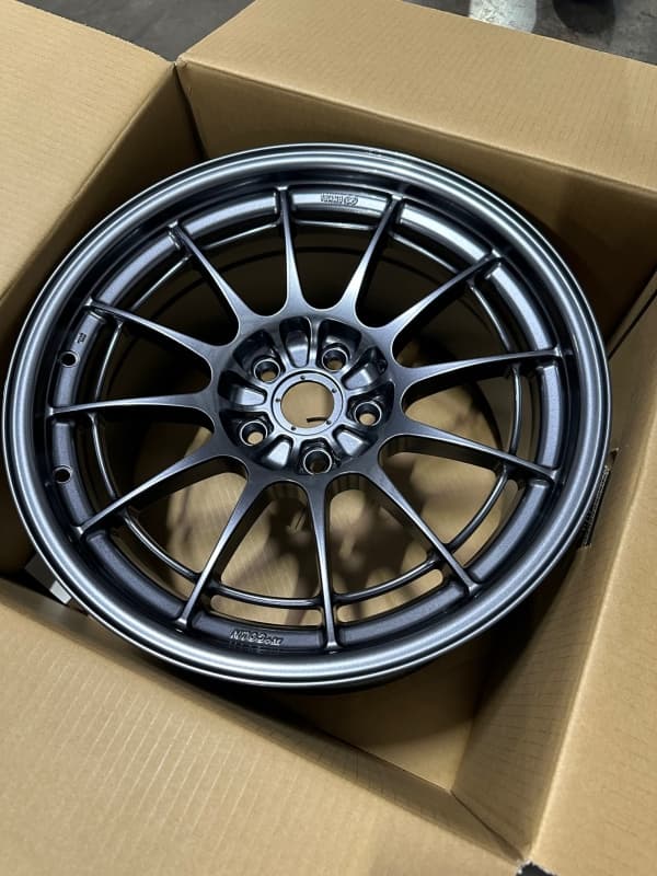 Enkei NT03+M 18x9.5 5x114.3 27mm Offset Gunmetal Wheel - Image 2