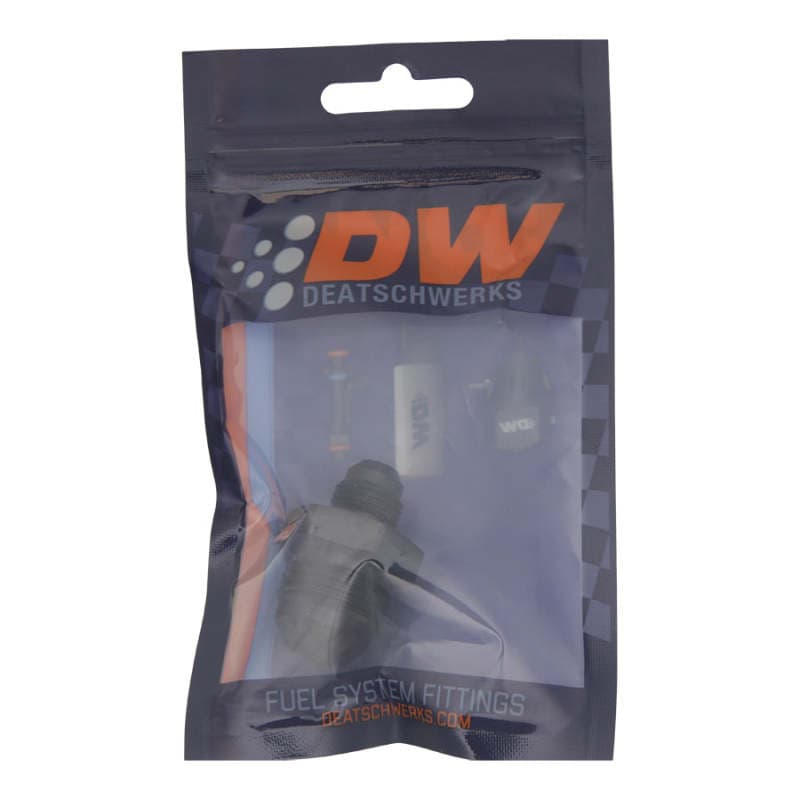 DeatschWerks 10AN to 6AN Male Flare Reducer Coupler Anodized Matte Black - Image 2