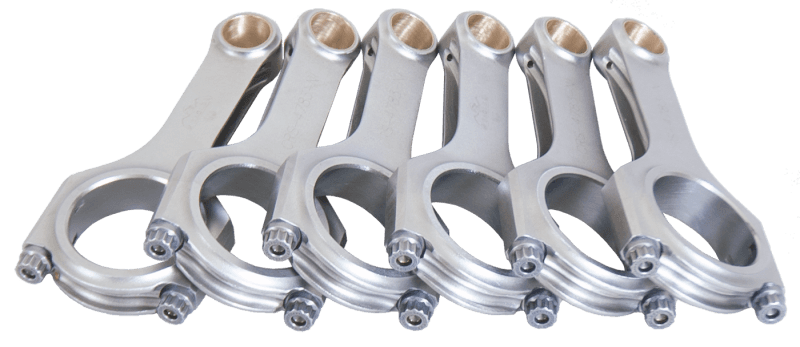 Eagle H-Beam Connecting Rods 6-Cyl Forged 4340 Steel ARP 2000 Bolts Set