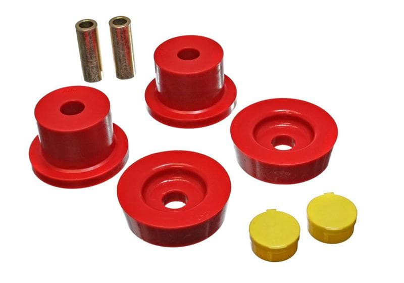 Energy Suspension Diff Bushings Red Hyper-Flex Polyurethane - Image 3