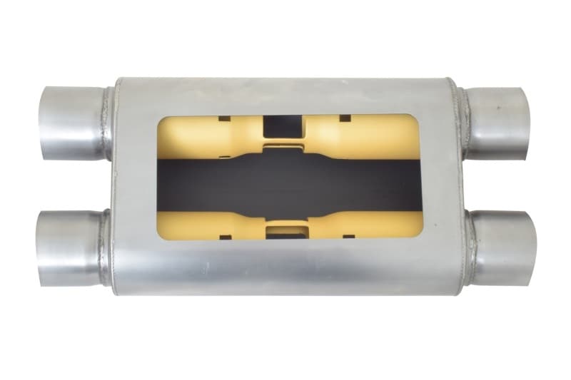 Gibson MWA Muffler Stainless Steel Straight-Thru Design Lightweight High Flow - Image 2