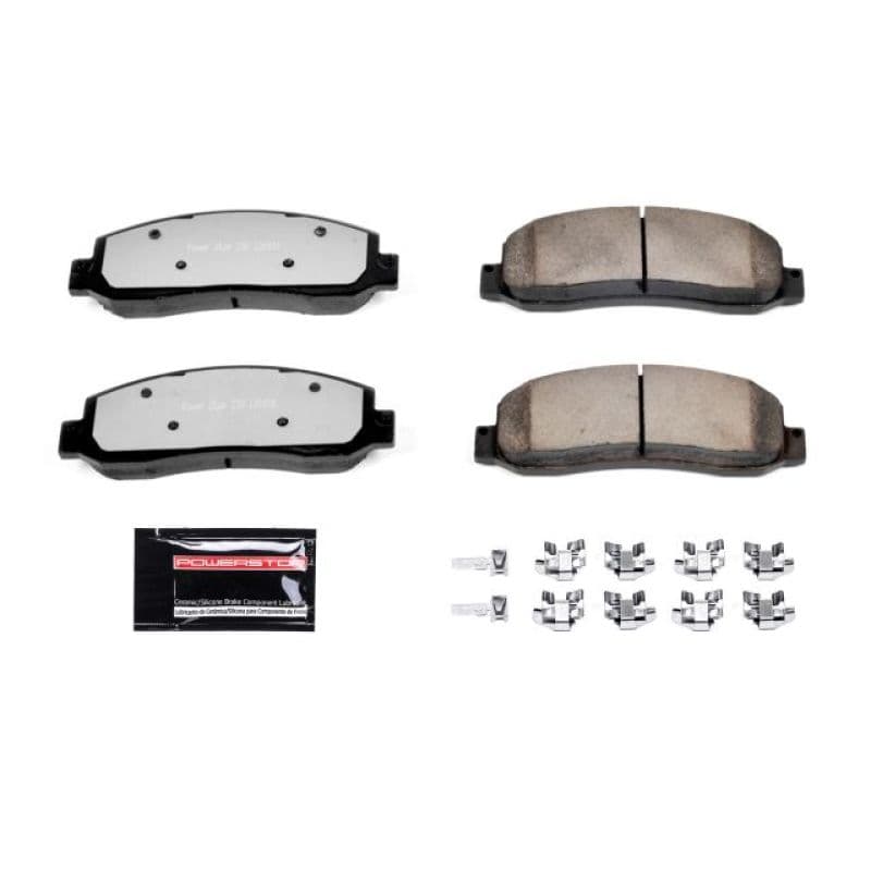 PowerStop Z36 Ceramic Brake Pads for Trucks & SUVs Low-Dust Carbon-Fiber Comp...