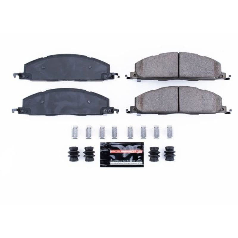 PowerStop Z23 Evolution Ceramic Brake Pads for Chevy C6 Low-Dust Carbon-Fiber