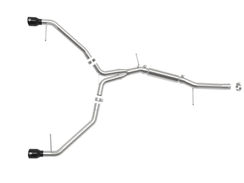 aFe MACH Force-Xp Exhaust Axle Back Stainless Steel Mandrel-Bent Tubing - Image 5