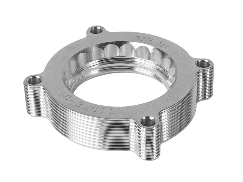 aFe Silver Bullet Throttle Body Spacer for Chevy C6 T-6061 Billet Aluminum Se... - Image 2