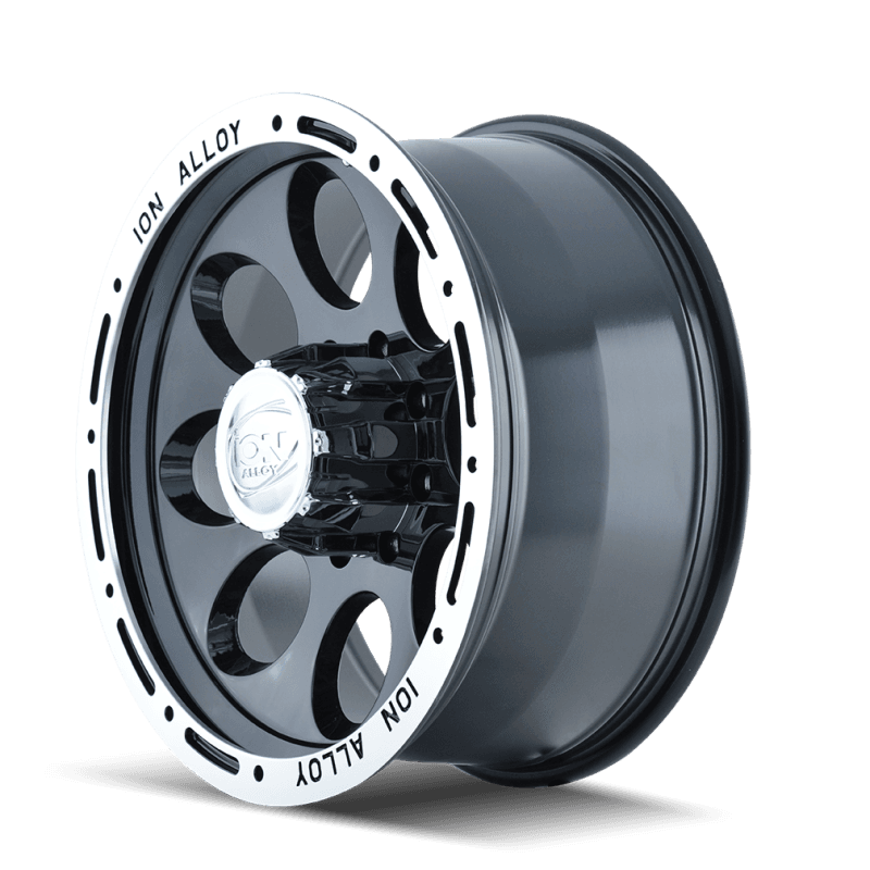 ION Wheels 174 Series 17x9 6x139.7 0mm Offset Black/Machined Wheel - Image 2