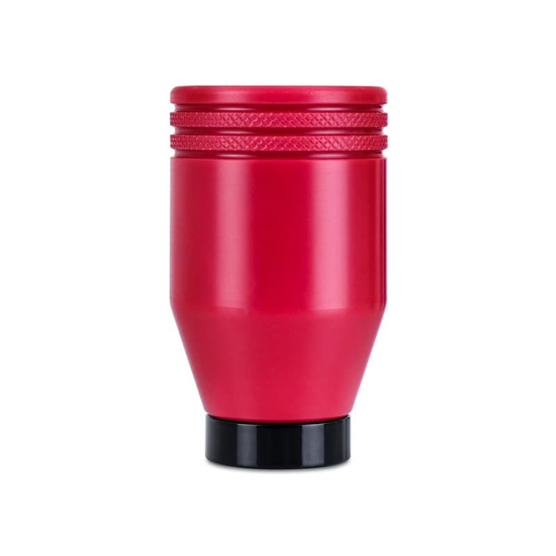 Mishimoto Shift Knob for 2022+ Subaru WRX Aluminum Billet Red/Black - Image 2