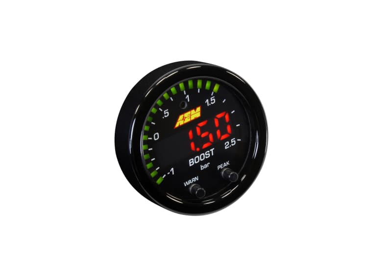AEM X-Series Digital Gauge with AEMnet CAN-bus and Programmable LED Display - Image 2