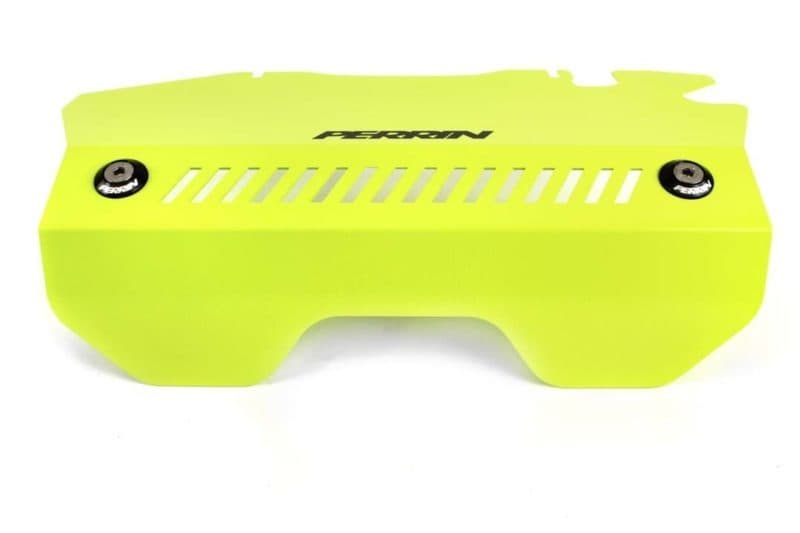 Perrin Performance Engine Cover Kit for 15-21 Subaru WRX Neon Yellow - Image 5
