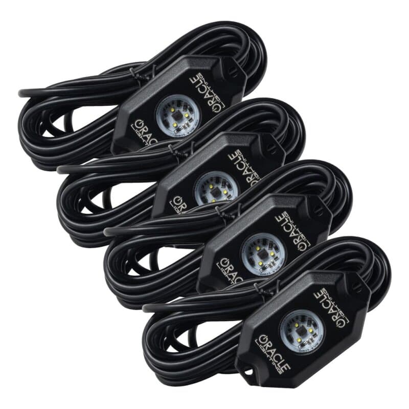 ORACLE Lighting LED Rock Lights for Trucks & Jeeps 2400 Lumens White - Image 2