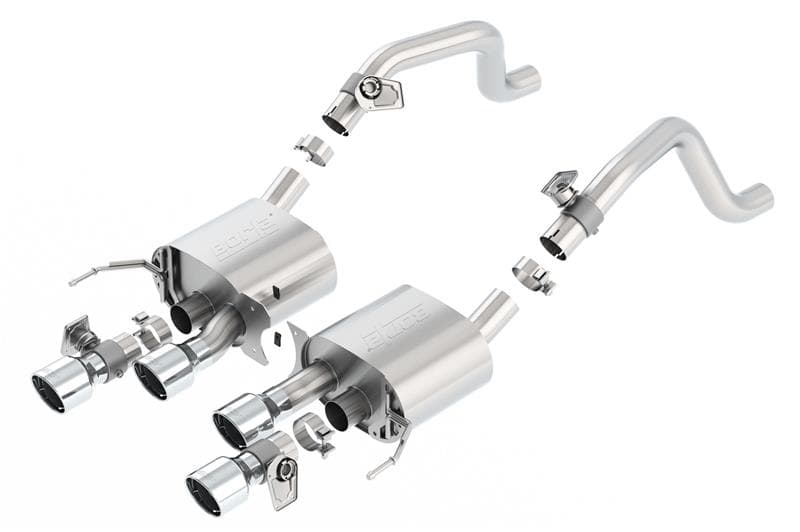 Borla Axle-Back Exhaust for Chevy C6 Grand Sport 4.25" Polished T-304 Tips - Image 2