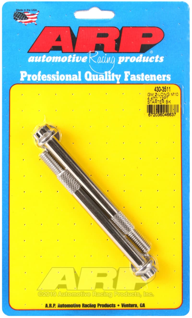 ARP Starter Bolt Kit for GM M10 x 4.470in 12pt Stainless Steel