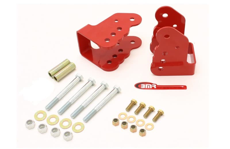 BMR Suspension Control Arm Relocation Brackets for 78-87 G-Body Red