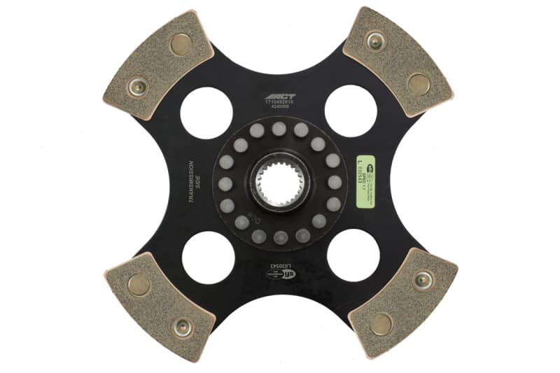 ACT 4-Pad Rigid Race Clutch Disc with Ceramic Friction Materials