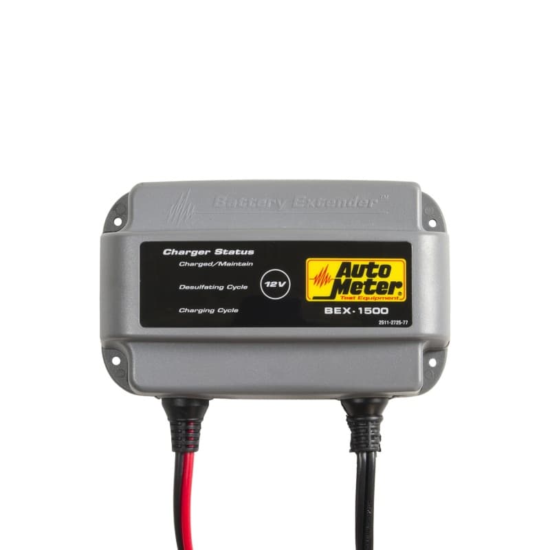 AutoMeter 1.5 Amp Battery Charger for 12V Lead Acid Batteries BEX-1500