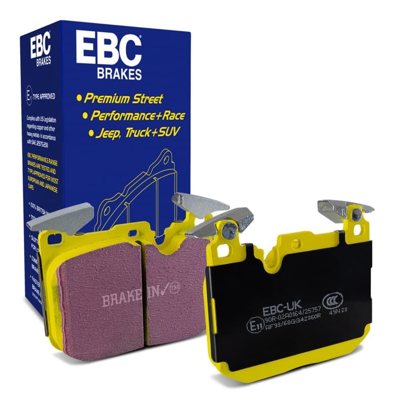 EBC Yellowstuff Brake Pad Set for Trucks & SUVs High Friction Off-Road