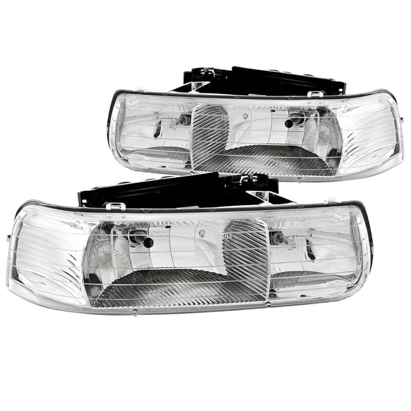 ANZO Crystal Headlights for Chevy C6 Clear Lens Replacement - Image 2