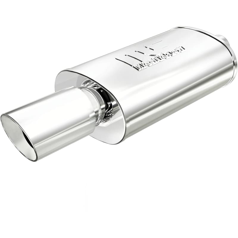 Magnaflow Stainless Steel Straight-Through Muffler with Welded Tip - Image 2