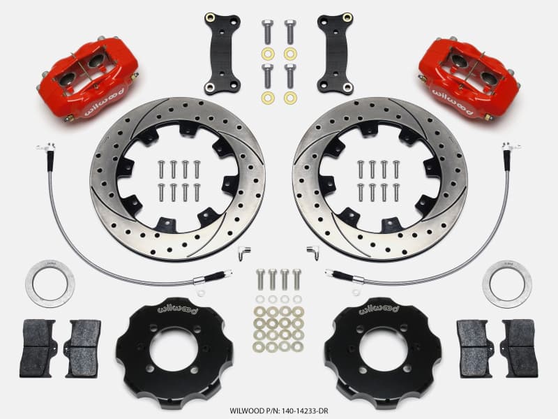 Wilwood Dynalite Brake Kit for FWD Sport Compacts Forged Billet Calipers Over...