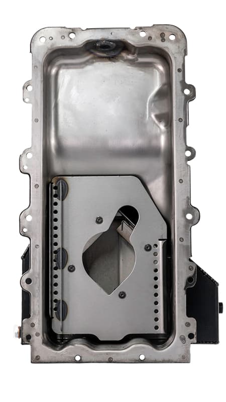 Moroso Oil Pan for Ford 4.6/5.4L Rear Sump 8qt 6.5in Steel Baffled - Image 2