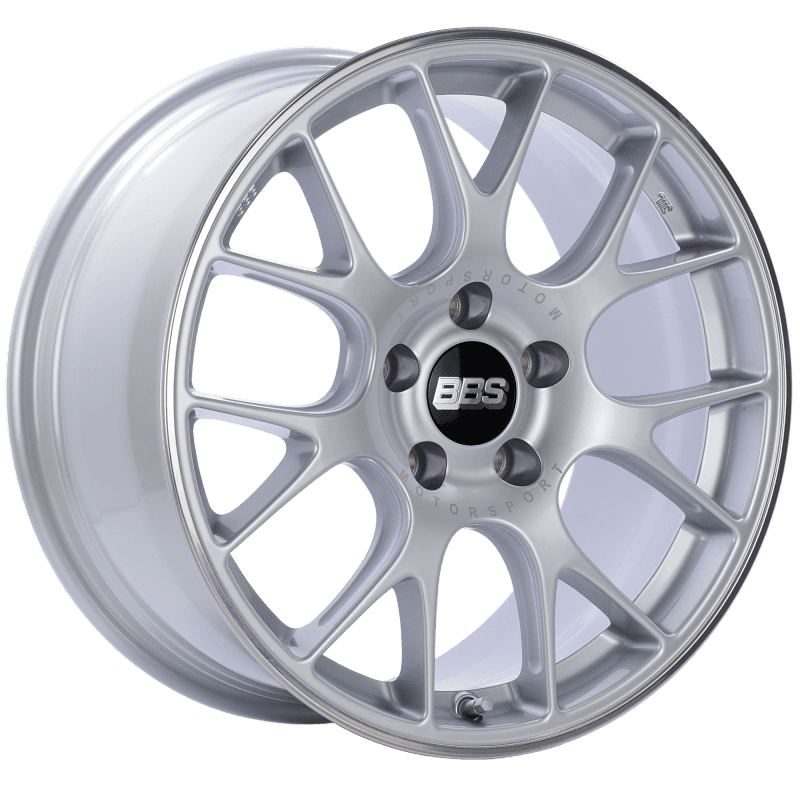 BBS CH-R 18x8.5 5x112 ET38 Brilliant Silver Polished Rim Protector Wheel