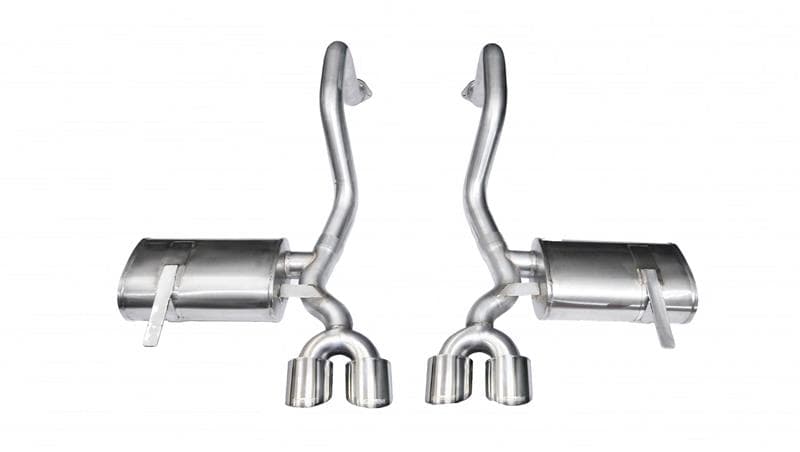 CORSA Performance Axle-Back Exhaust for Chevy C6 with Reflective Sound Cancel... - Image 2