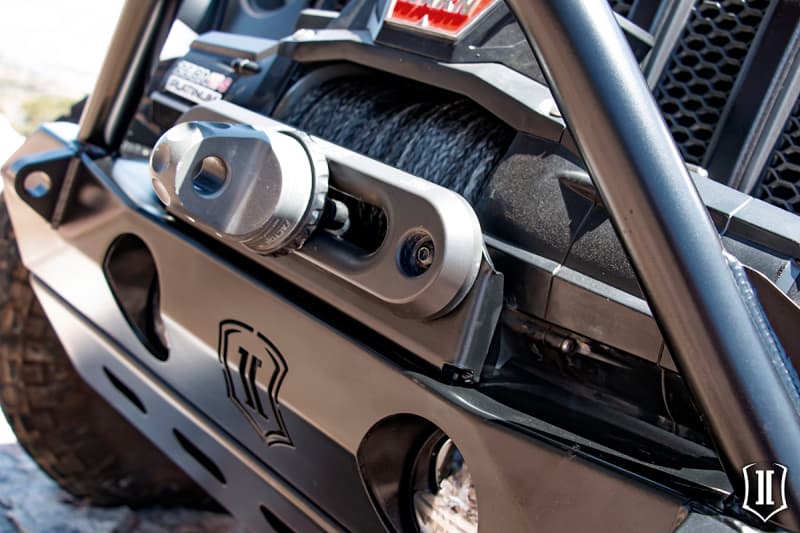 ICON Impact Winch Fairlead Mount Universal 10" x 4.5" Bolt Pattern 3/16" Steel - Image 4