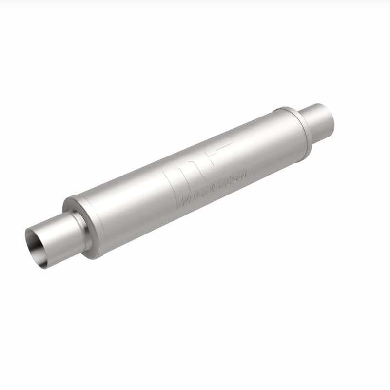 Magnaflow 4in Round Straight-Through Performance Muffler 4x4x18in Satin Finish - Image 3