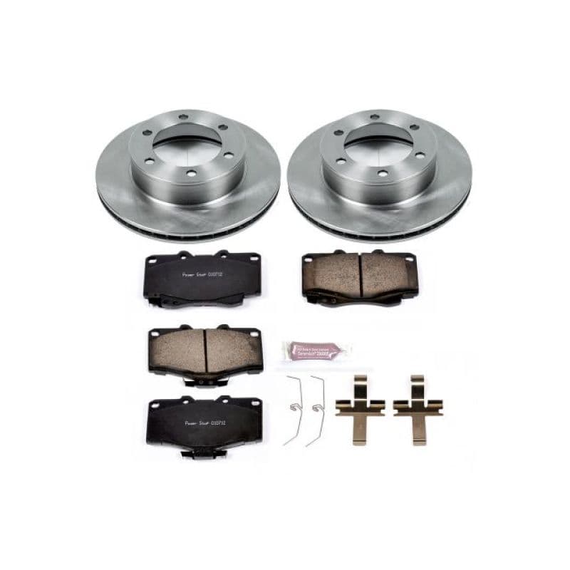 PowerStop Z17 Stock Replacement Brake Kit with Ceramic Pads and Autospecialty...