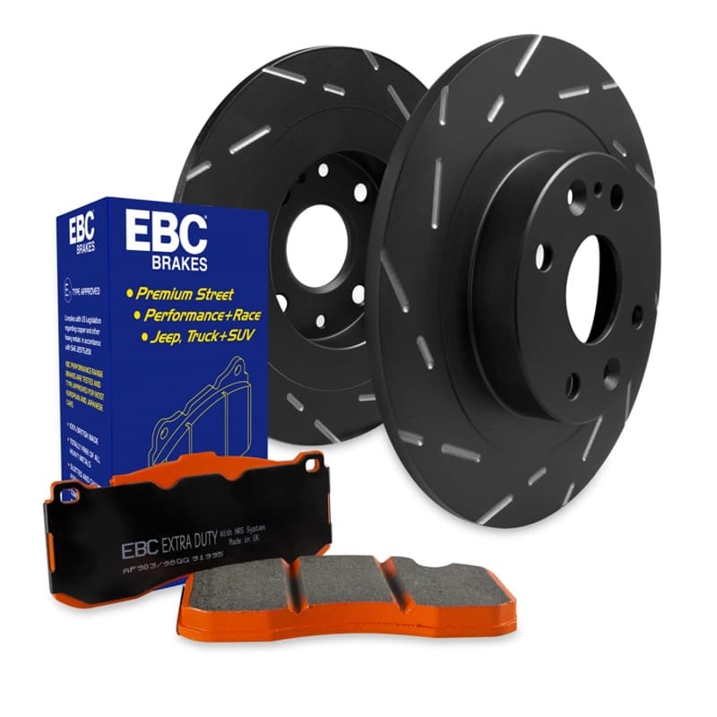 EBC Orangestuff Brake Pad Set for Chevy C6 with Patented Brake-in Coating