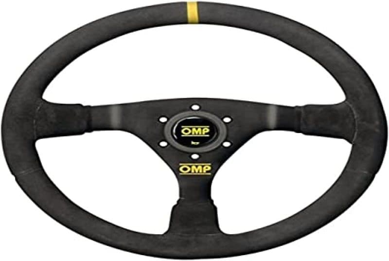 OMP WRC Steering Wheel 350mm Mid-Depth Dished Small Suede Black
