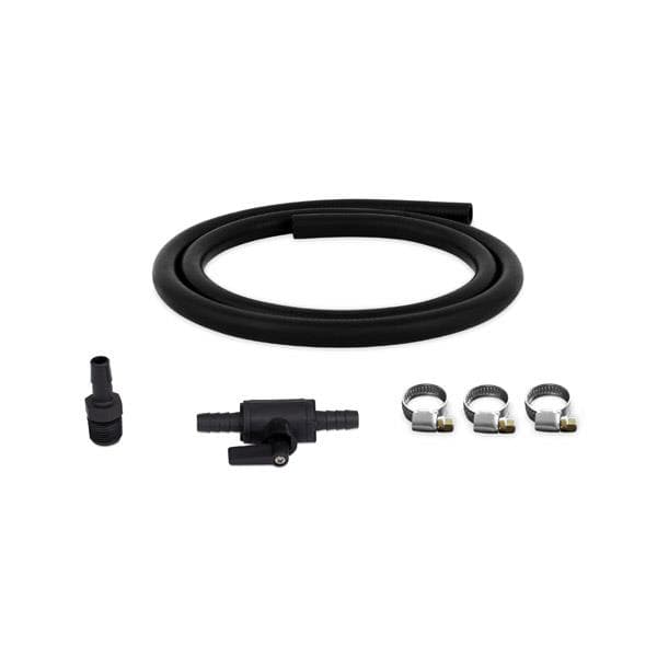 Mishimoto Baffled Oil Catch Can Drain Kit with Petcock Valve and Hose - Image 3