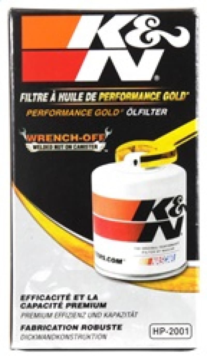 K&N Engineering Oil Filter HP-2001 with Welded Hex Nut for Quick Removal - Image 5