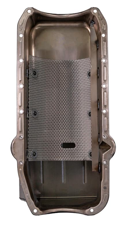 Moroso Oil Pan for 80-85 Chevrolet SBC 7qt 8.25in Steel Wet Sump Black - Image 2