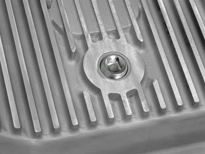 aFe POWER Transmission Pan for Trucks 3-Quart Extra Capacity Magnetic Drain Plug - Image 2