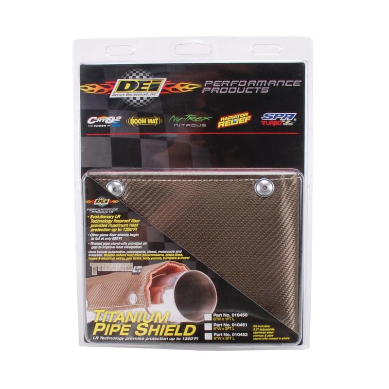 DEI Titanium Pipe Shield Heat Protection for Exhaust Pipes - Image 4