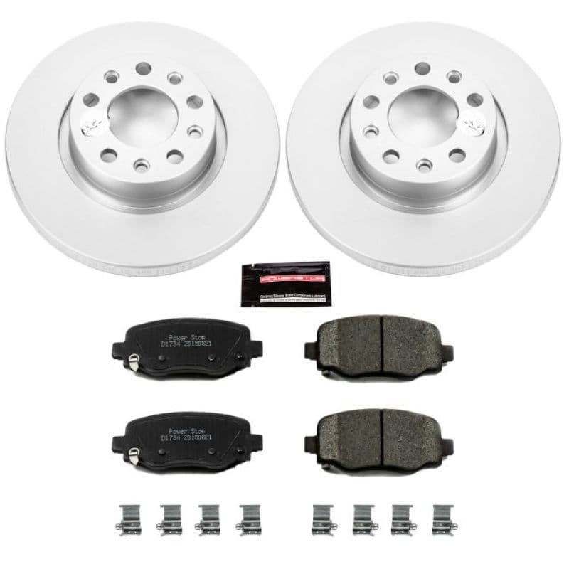 PowerStop Z17 Evolution Coated Rotor Brake Kit for Daily-Driven Vehicles