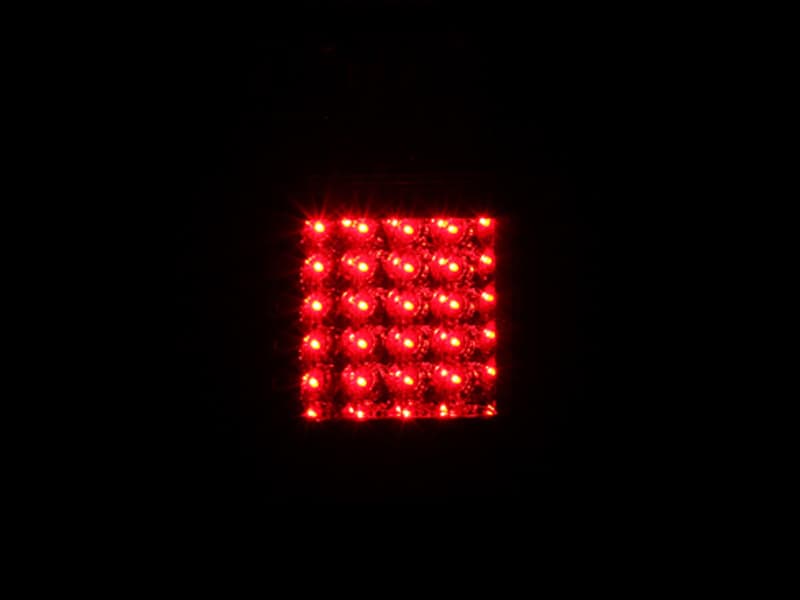 ANZO LED Taillight Assembly for Chevy C6 Clear Lens Black Housing Pair - Image 4