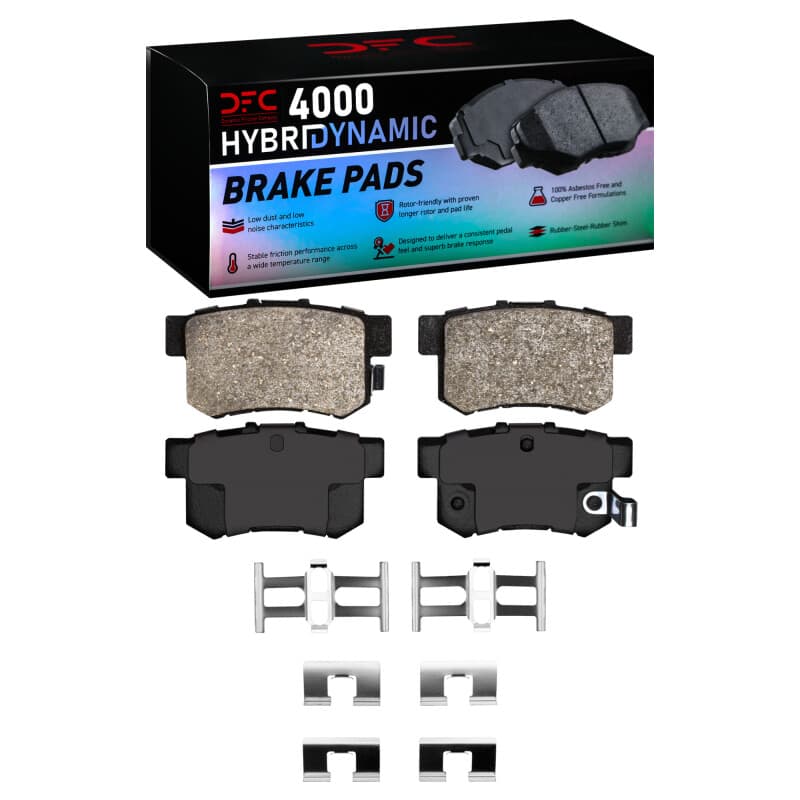 DFC 4000 HybriDynamic Brake Pads Consistent Pedal Feel Low Dust Low Noise